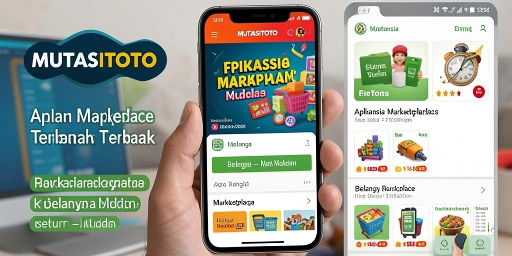 Tampilan menawan aplikasi MUTASITOTO dengan fitur Marketplace.