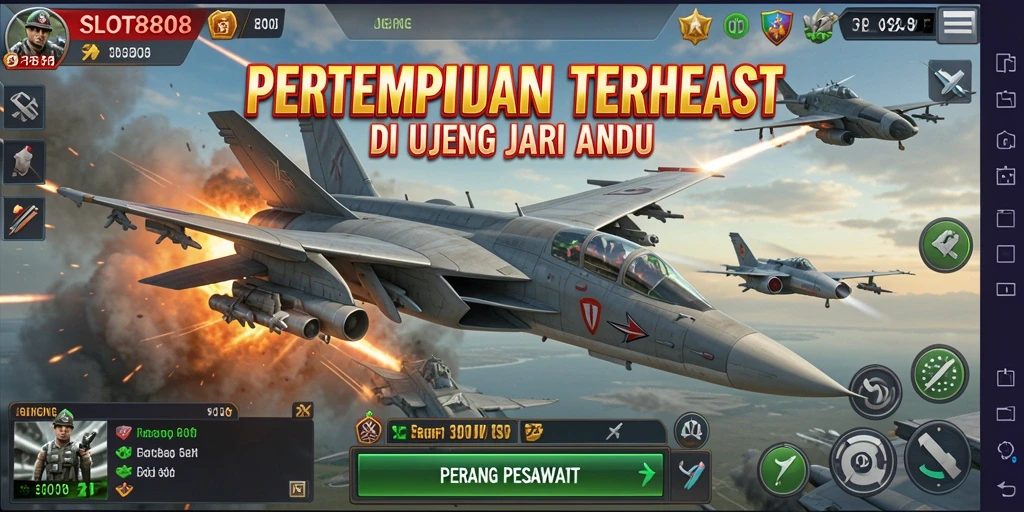 Tampilan antarmuka SLOT8808 yang menarik dan dinamis.