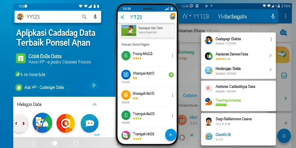 Tampilan antarmuka aplikasi YY123 yang sederhana dan efisien.