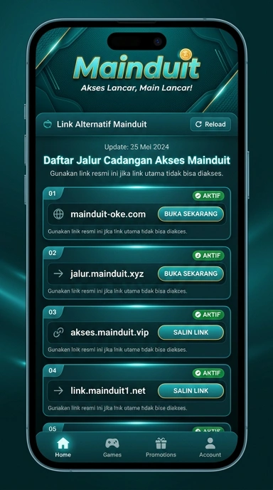 Link Alternatif Mainduit untuk Pengguna Android
